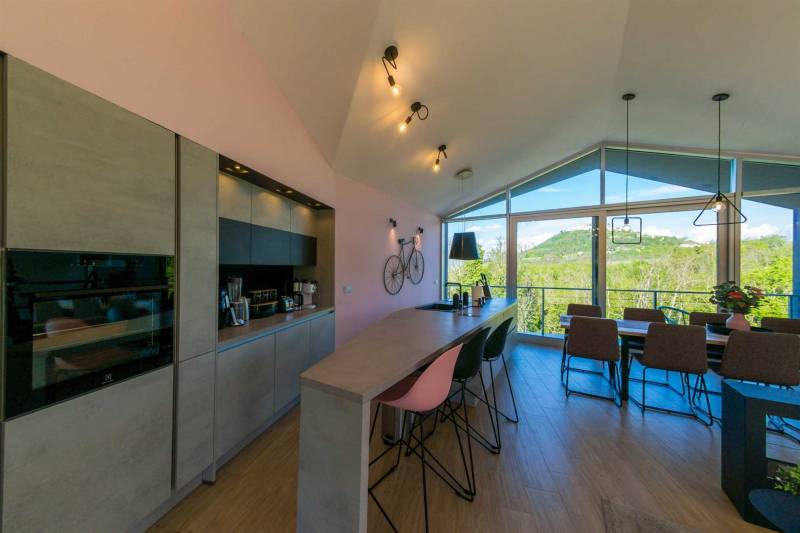 Vila Montagna Istriana s Bazenom Motovun