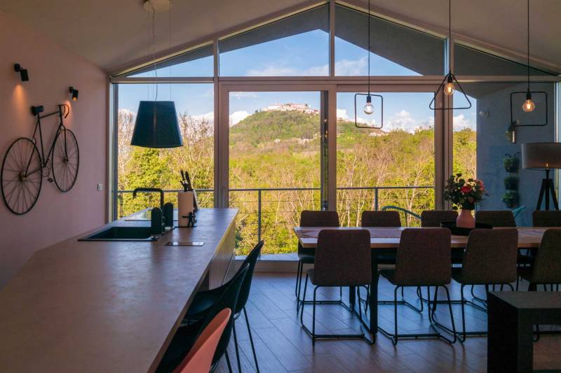 Vila Montagna Istriana s Bazenom Motovun