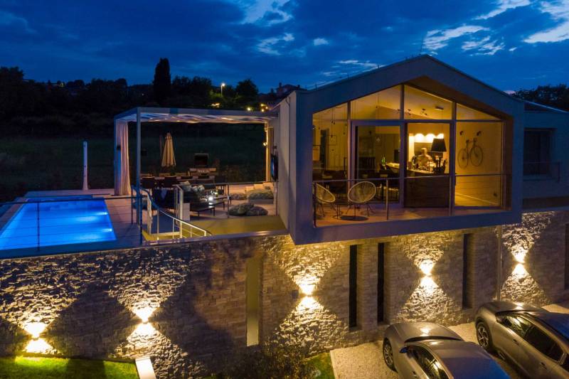 Vila Montagna Istriana s Bazenom Motovun