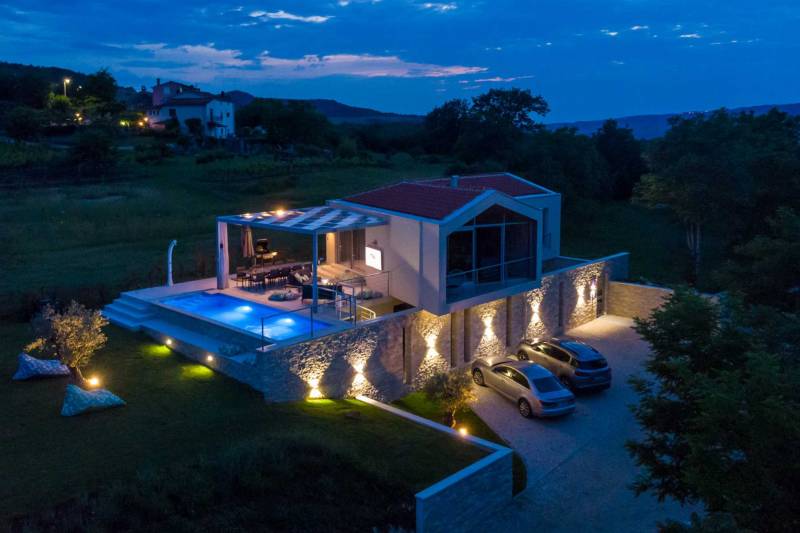 Vila Montagna Istriana s Bazenom Motovun