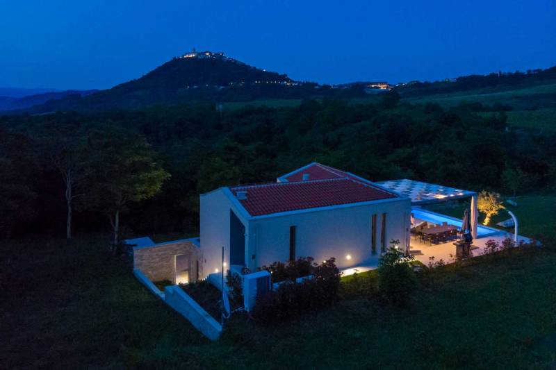 Vila Montagna Istriana s Bazenom Motovun