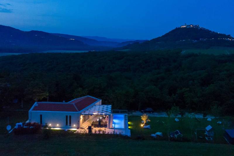 Vila Montagna Istriana s Bazenom Motovun