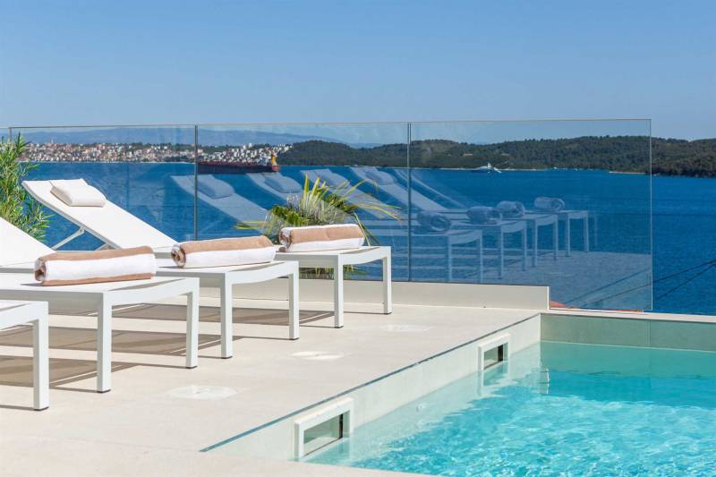Villa Adria View mit beheiztem Pool I Trogir