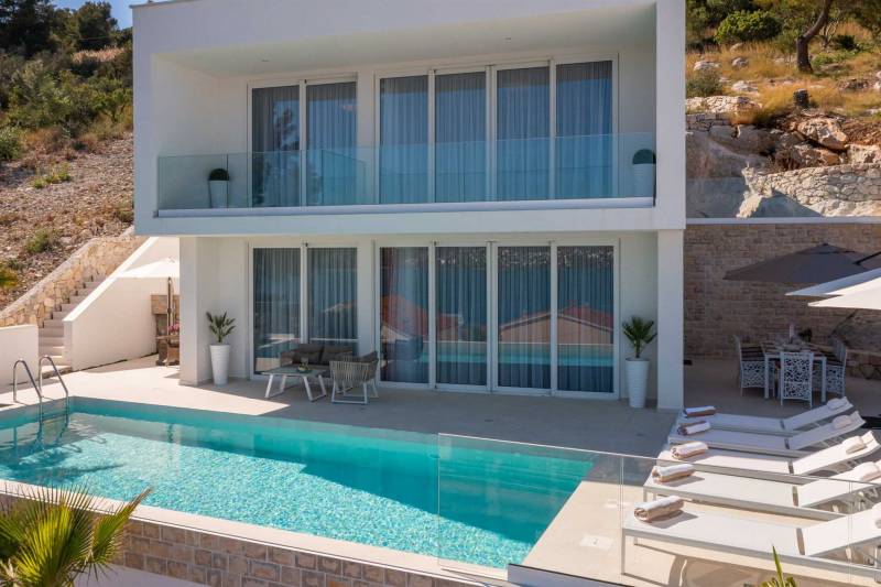 Villa Adria View mit beheiztem Pool I Trogir