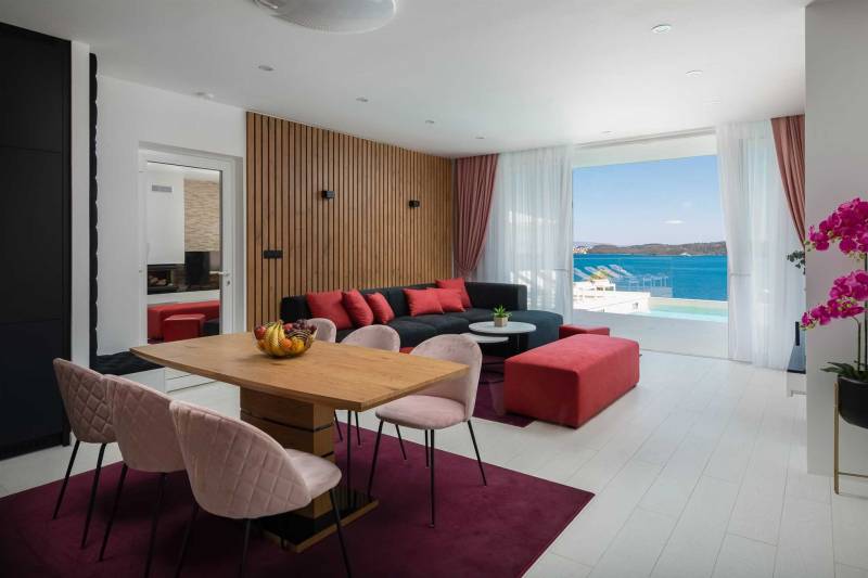 Villa Adria View mit beheiztem Pool I Trogir