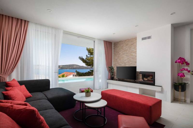 Villa Adria View mit beheiztem Pool I Trogir