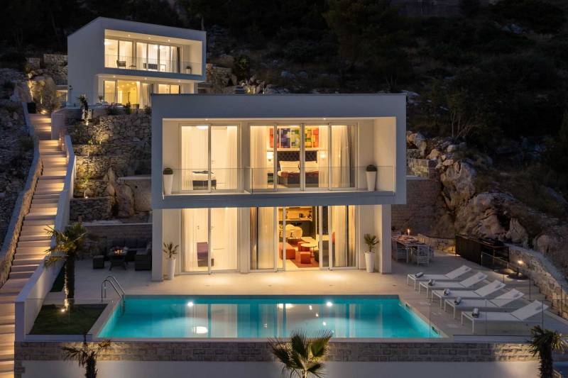 Villa Adria View mit beheiztem Pool I Trogir
