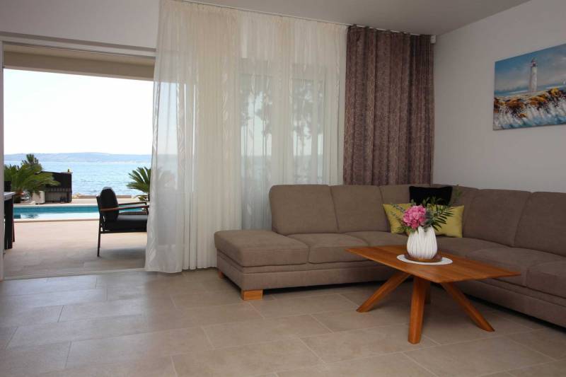 Beachfront Villa Sea Mystery with Pool Split