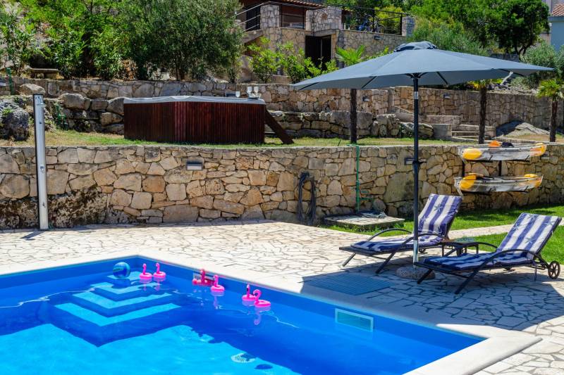 Strandvilla Gabriela med Basseng Korčula