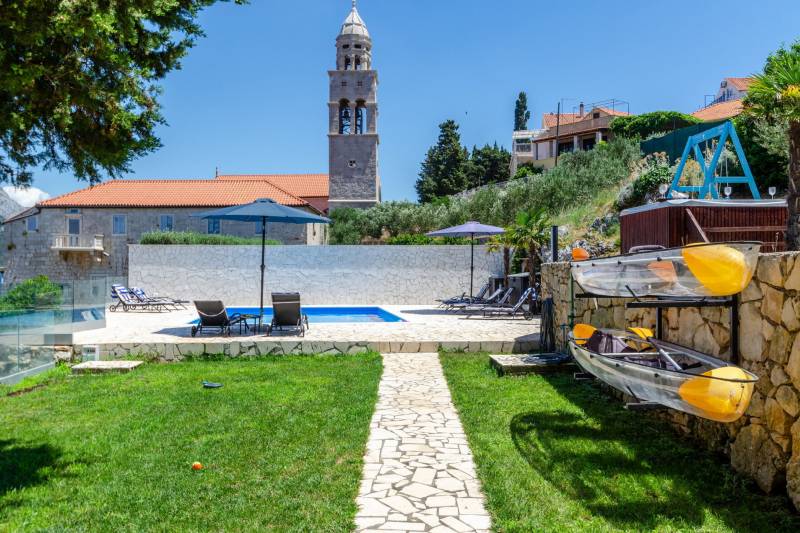 Strandvilla Gabriela med Basseng Korčula