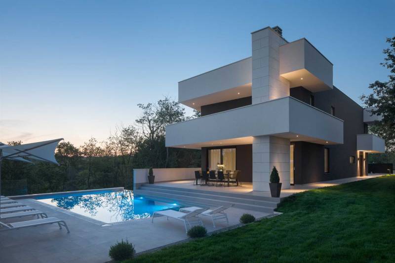 Luxury Villa Triumph with pool near Pazin in Istria