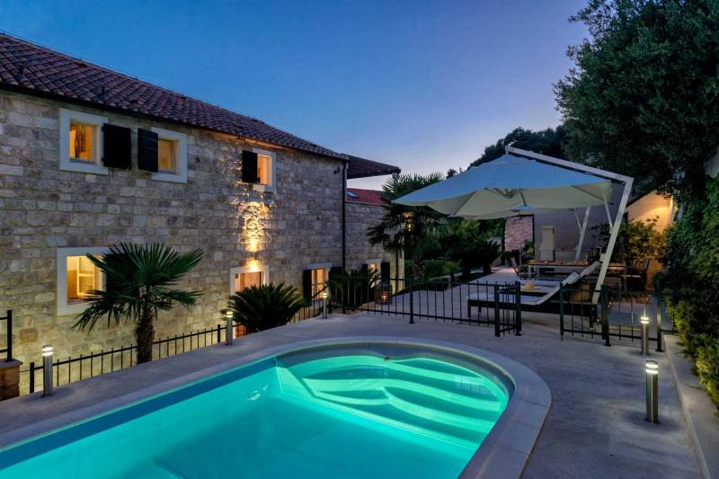 Villa Hvar Sun with Heated Pool in Hvar town on Hvar island