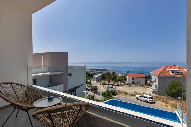 Villa Ninona mit beheiztem Pool II Makarska