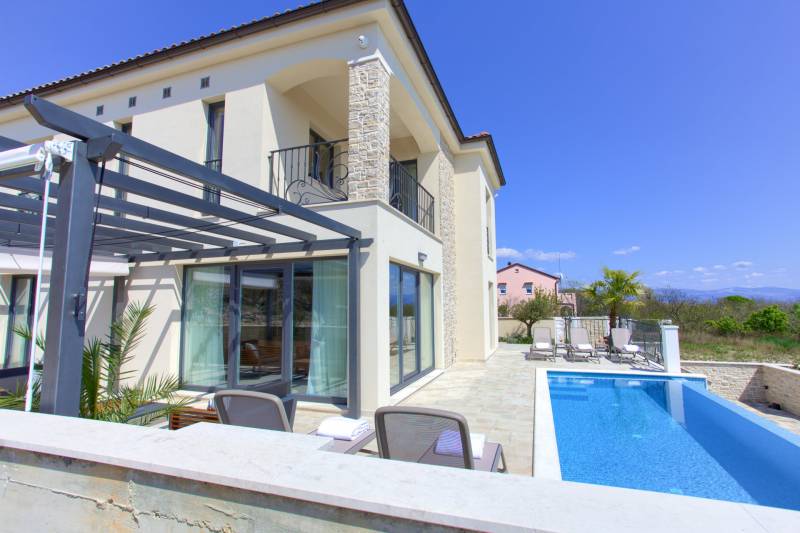 Villa Wisteria mit Pool Krk