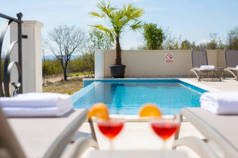 Villa Wisteria mit Pool Krk