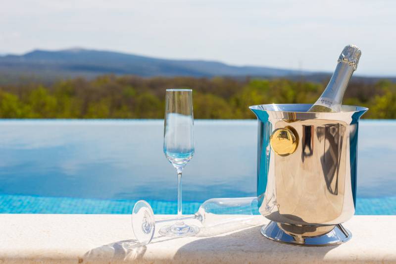 Villa Wisteria mit Pool Krk