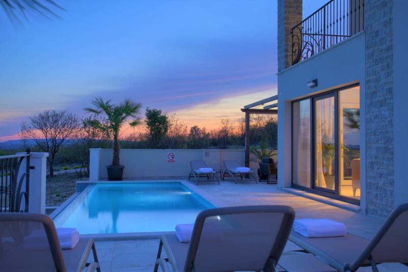 Villa Wisteria mit Pool Krk