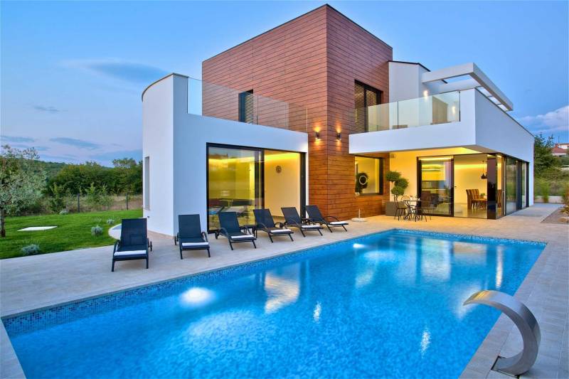 Villa Sierra Sky with Pool in Visnjan village near Porec town in Istria