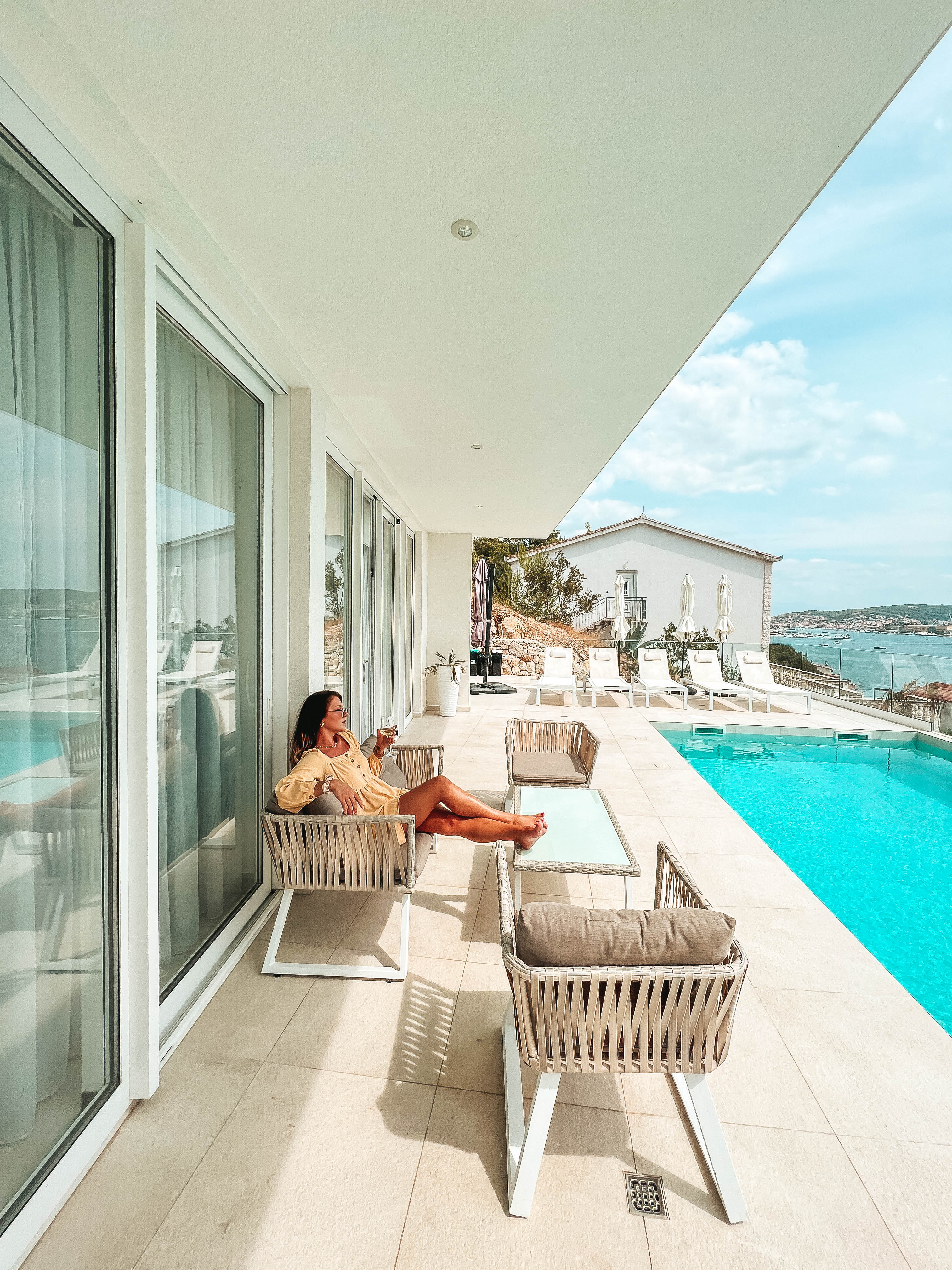 Luksusferie i Adria View Villas Complex nær Trogir