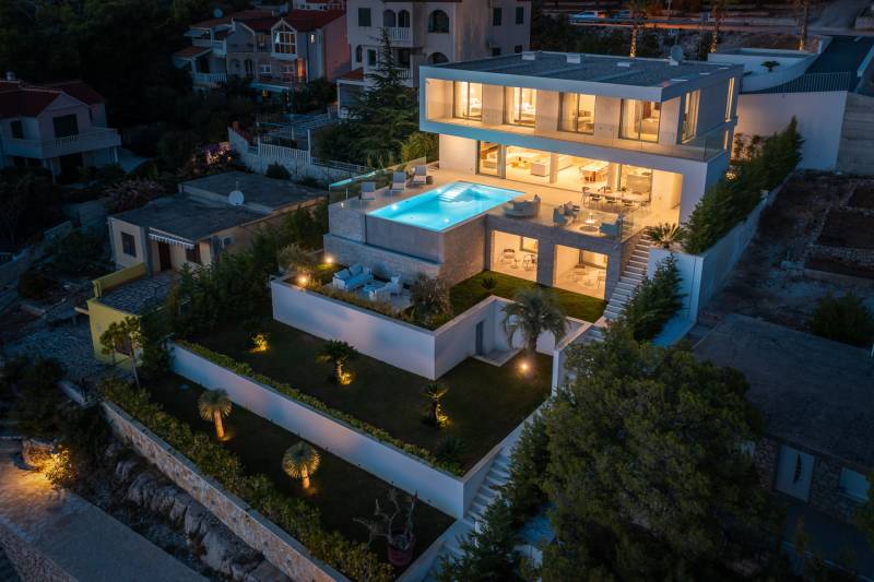 Vila Dream Pearl s Grijanim Bazenom Primošten