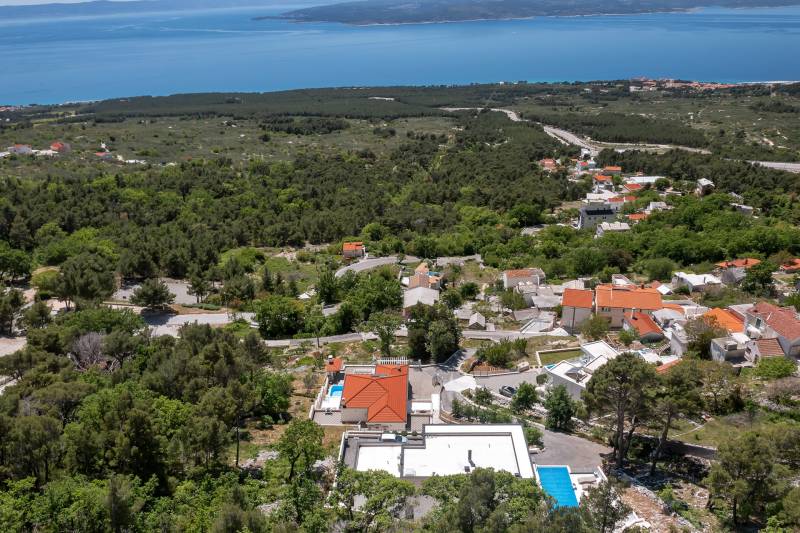Vila Simply White s Bazenom Makarska