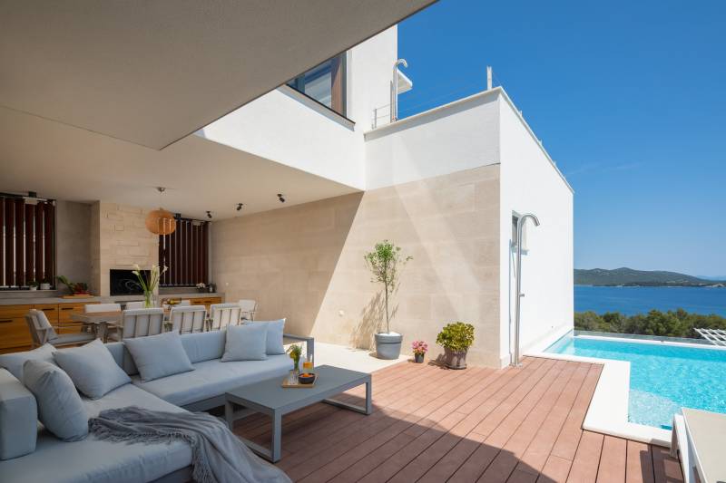 Luxusvilla Lynx mit Pool Murter