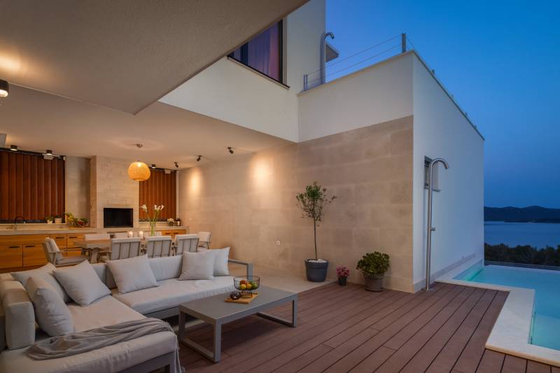 Luxusvilla Lynx mit Pool Murter