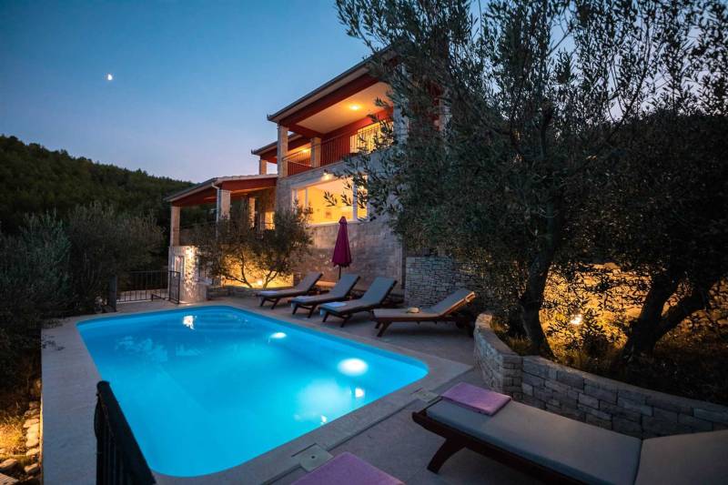 Luxusvilla Stairway to Heaven mit Pool Korčula