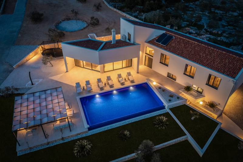 Villa Blue Hacienda with Pool Trogir