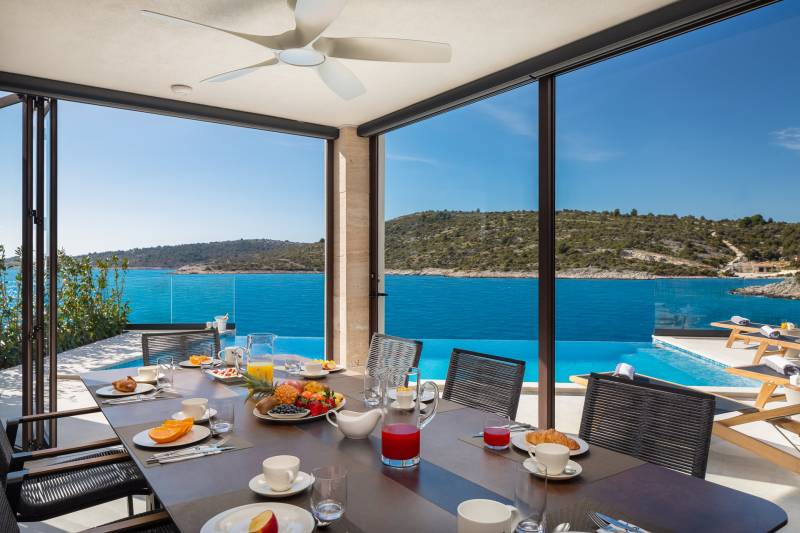 Vila Punta Planka na Plaži s Bazenom Primošten