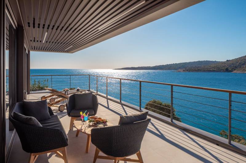 Vila Punta Planka na Plaži s Bazenom Primošten