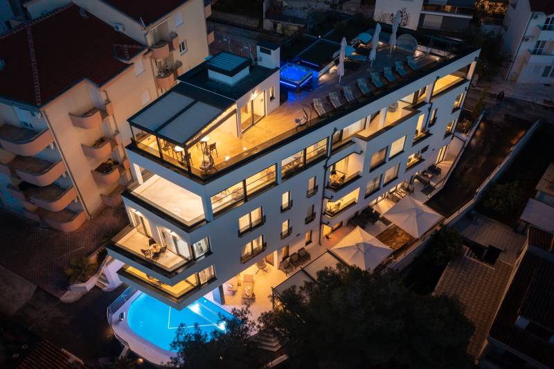 Beach Villa Valentina Penthouse Trogir