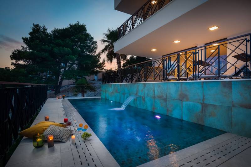 Luxury Villa Sun Ray with Pool, Trogir Area, Croatia