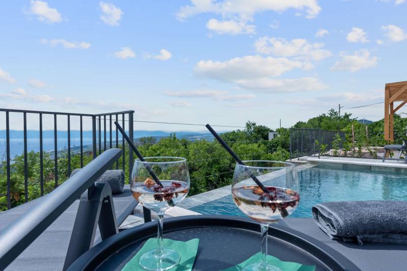 Villa Aqua Sky with Pool Rijeka