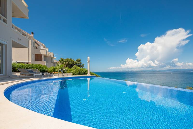 Beachfront Villa Octagon with Pool Brač