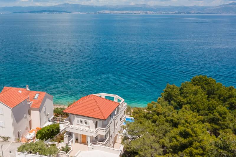 Beachfront Villa Octagon with Pool Brač