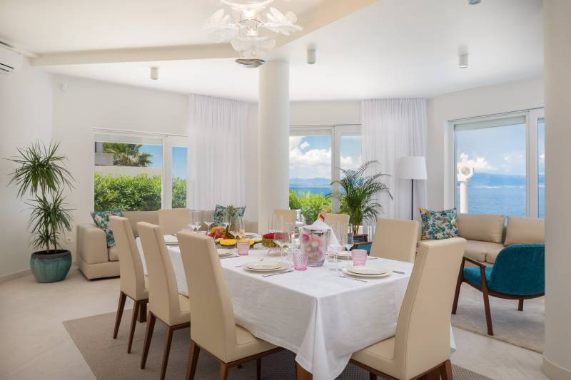 Beachfront Villa Octagon with Pool Brač