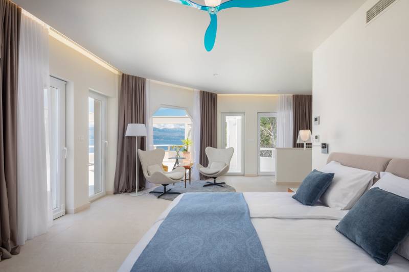 Beachfront Villa Octagon with Pool Brač