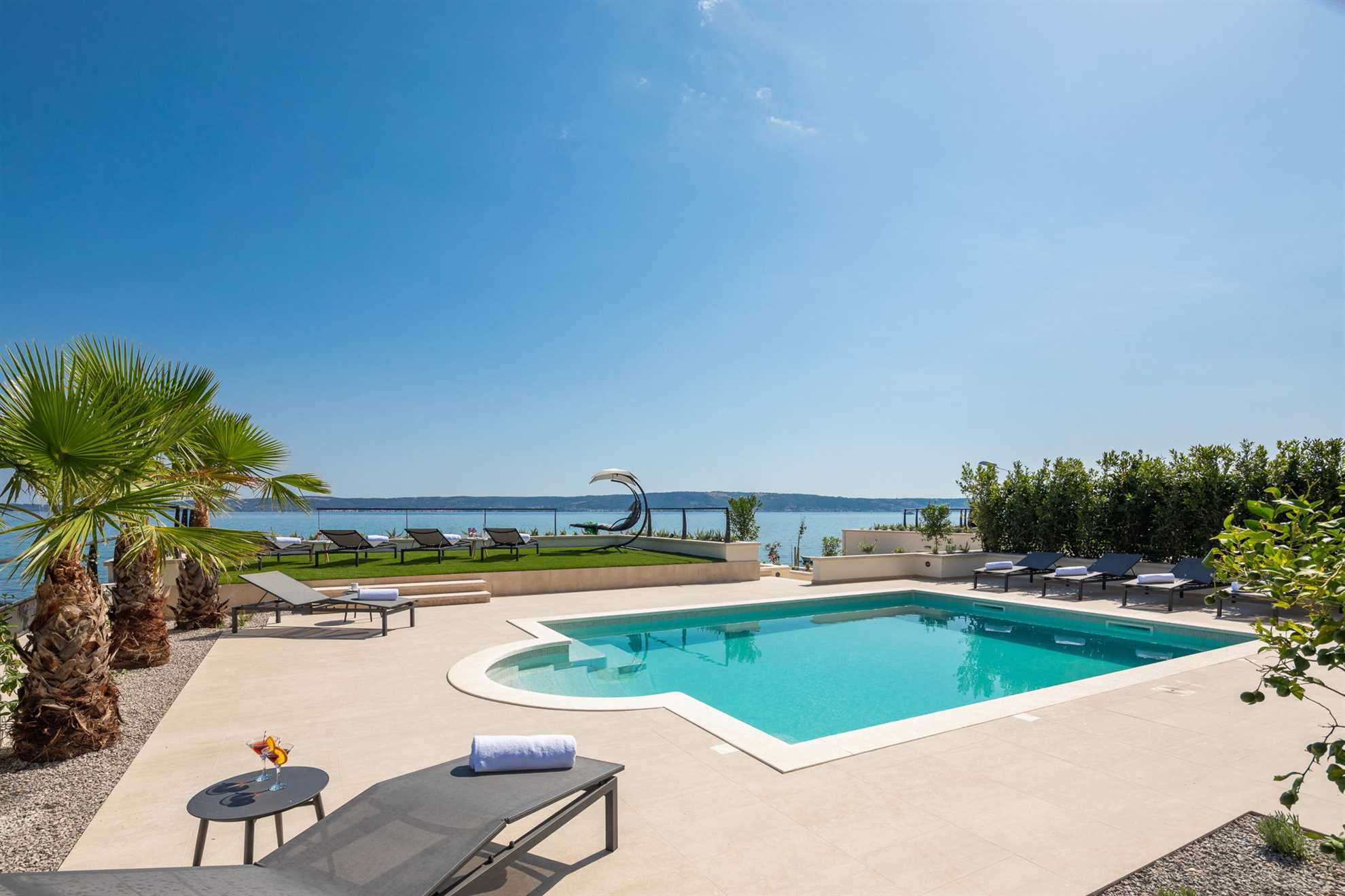 Beachfront Villa Armeria with Pool