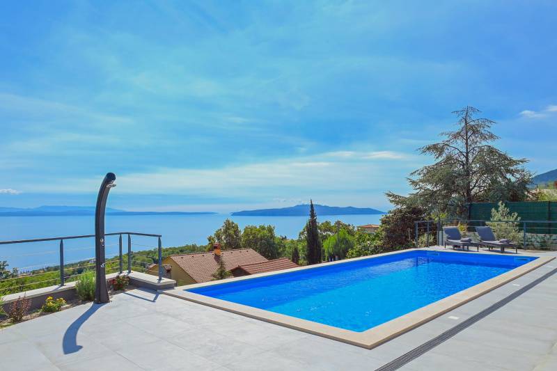 Vila Vista Sul Mare s Bazenom Opatija