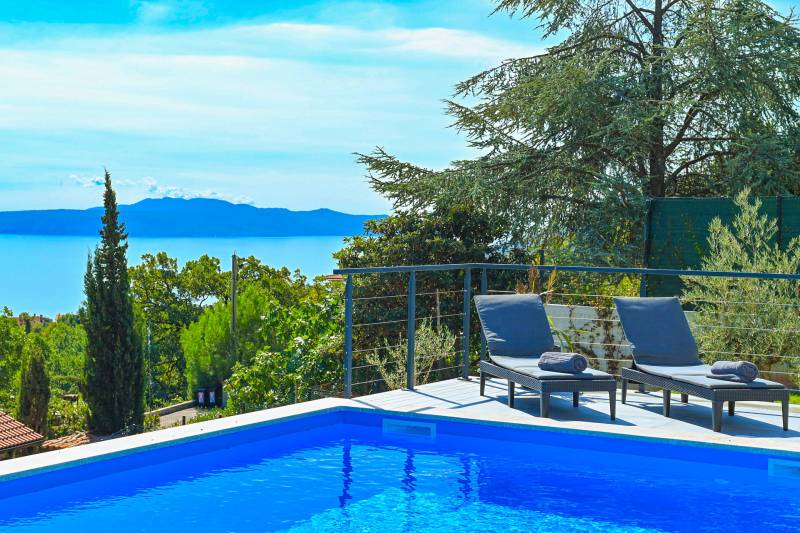 Vila Vista Sul Mare s Bazenom Opatija