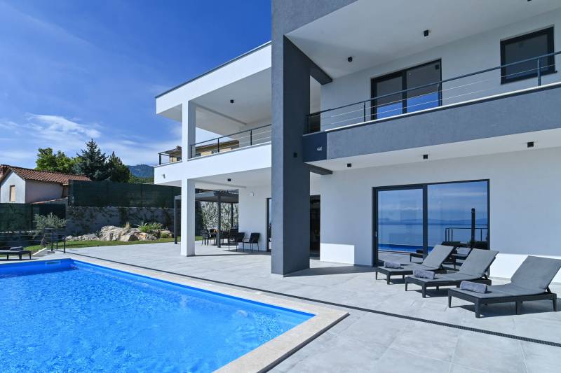 Vila Vista Sul Mare s Bazenom Opatija