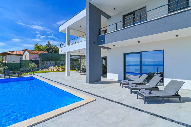 Vila Vista Sul Mare s Bazenom Opatija