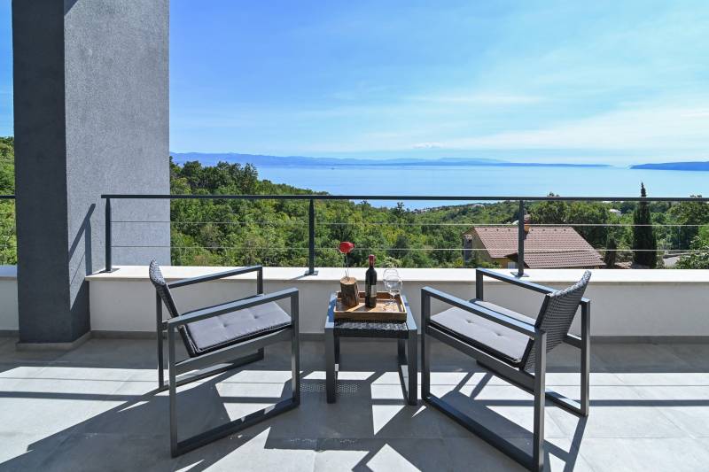 Vila Vista Sul Mare s Bazenom Opatija