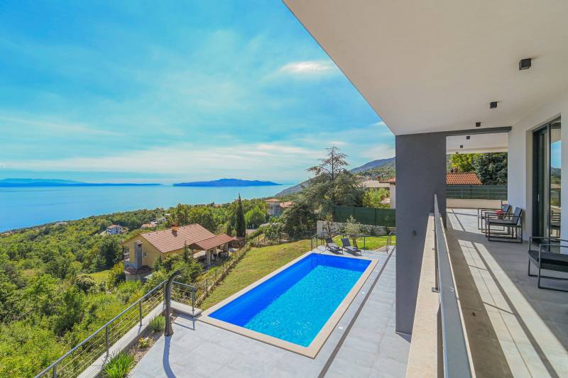 Vila Vista Sul Mare s Bazenom Opatija