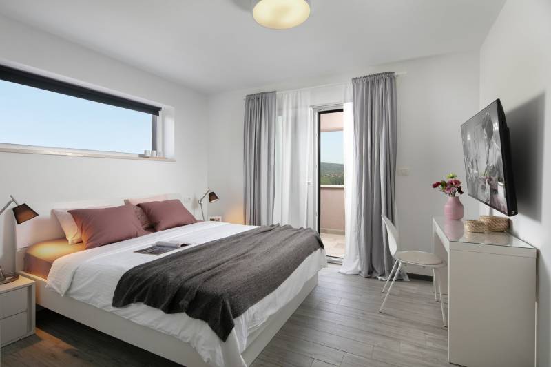 Villa Silhouette med Basseng Rabac
