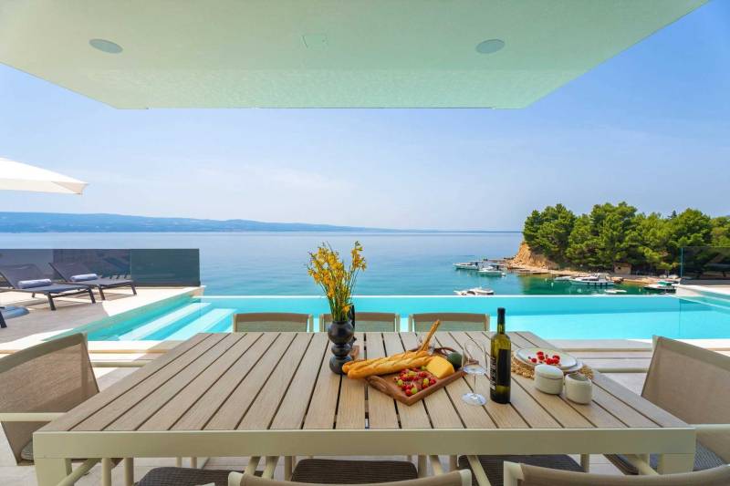 Beachfront Villa Marelia with Pool