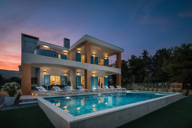 Luxury Villa Kallie with Pool, Trogir Area, Croatia