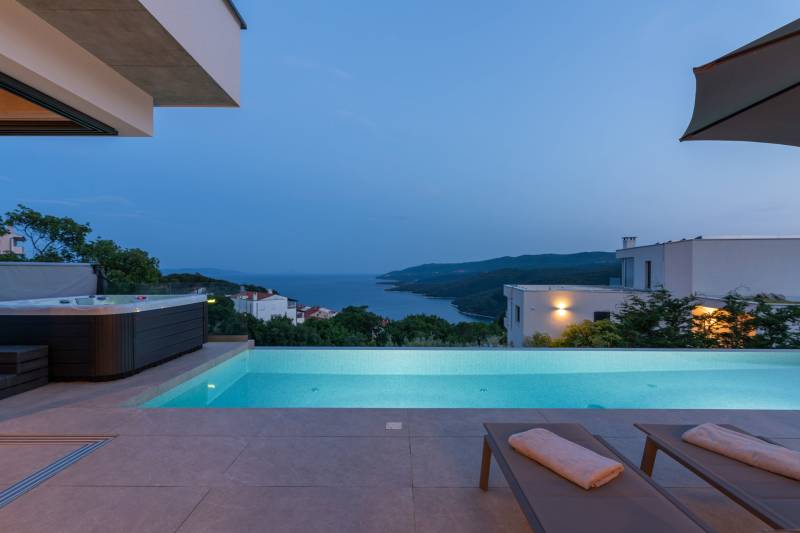 Luksusowa Willa Horizonte z Basenem Rabac
