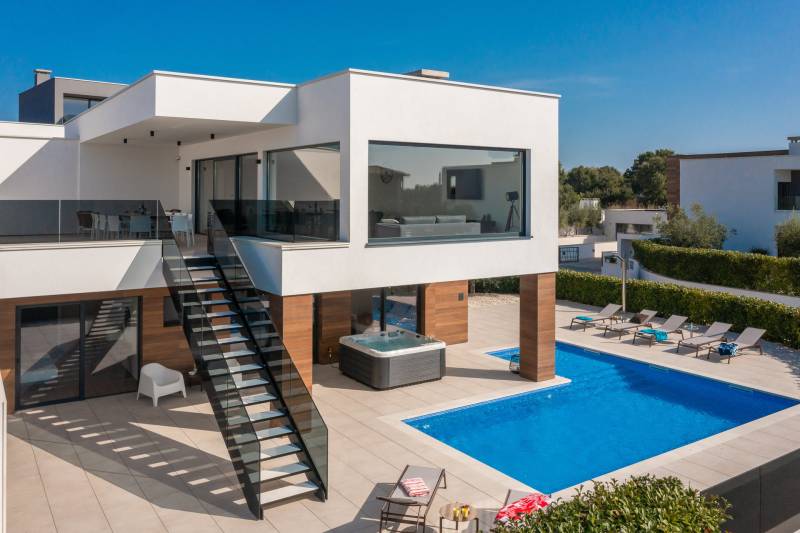 Villa Old Olive Quarta med Basseng Pula